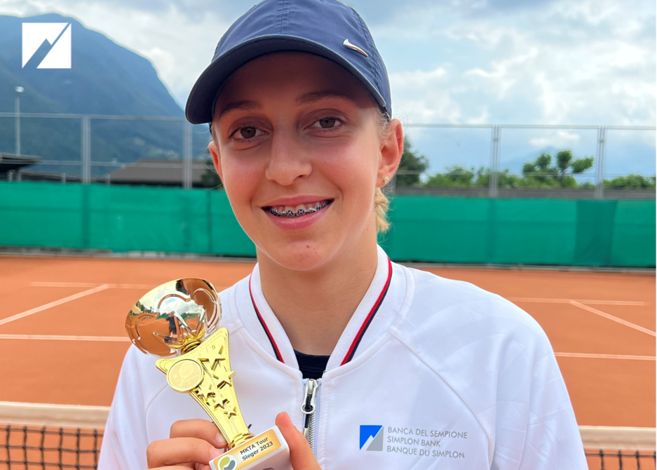 Banca del Sempione sostiene una giovane tennista di talento